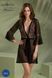 Пеньюар Passion LEAFA PEIGNOIR black L/XL - ECO Passion SX0506 фото 6