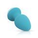 Анальная вибропробка Cala Azul - Blanca Vibrating anal plug SO8887 фото 4