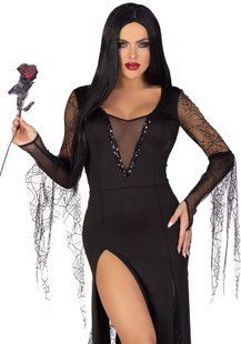 Костюм Мортіші Аддамс Leg Avenue Sexy Spooky Morticia S SO9215 фото