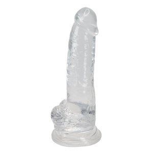 Прозрачный фаллоимитатор Alive Jelly Dildo Torrent, ТПЕ, присоска, диаметр 4.5см, длина 20,6см SO5313 фото