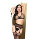 Комплект Penthouse Smoking Gun XL Black, топ-бюстьє, колготки з доступом, імітація пояса для панчіх SO6450 фото 1