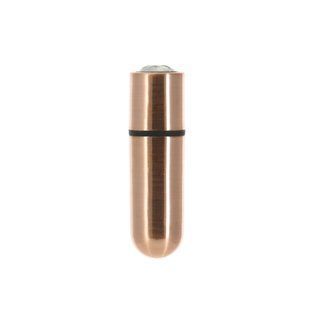 Вибропуля PowerBullet First-Class Bullet 2.5&Prime; with Key Chain Pouch, Rose Gold, 9 режимов вибрации SO6847 фото