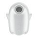 Вакуумний кліторальний стимулятор із вібрацією Satisfyer Glowing Ghost White SX0544 фото 2