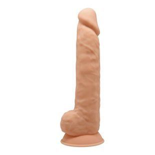 Фалоімітатор реалістичний SilexD Arnold Flesh (MODEL 5 size 10in), двошаровий, силікон+Silexpan, діа SO5969 фото