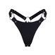 Трусики з натуральної шкіри Feral Feelings - String Bikini Black SO9423 фото 1
