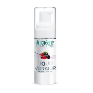 Лубрикант с эффектом вибрации Amoreane Med Liquid Vibrator Berries (30 мл) SO5970 фото