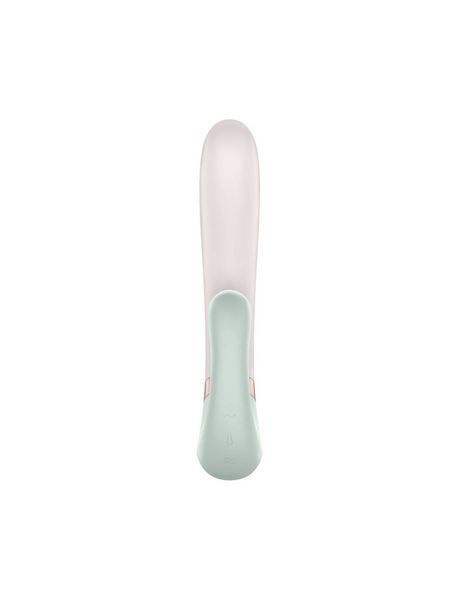Смарт вібратор-кролик із підігрівом Satisfyer Heat Wave Mint SO6097 фото