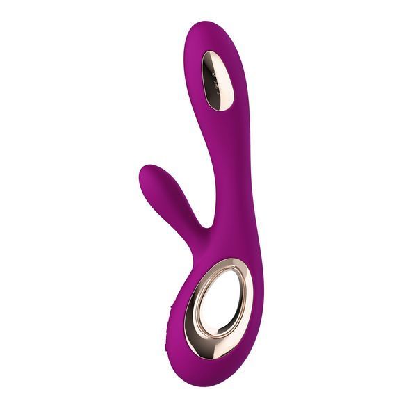 Вібратор-кролик LELO Soraya Wave Deep Rose, манливі рухи стовбура SO8113 фото