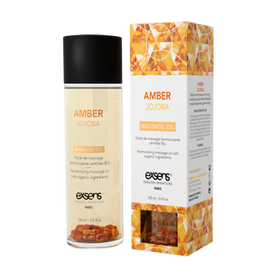 Масажна олія EXSENS Amber Jojoba (гармонізує, з бурштином) 100мл, натуральна SO2369 фото