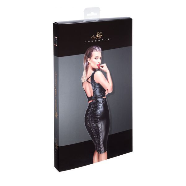 Юбка Noir Handmade F152 Powerwetlook pencil skirt - S SX0029 фото