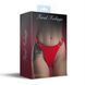 Трусики з натуральної шкіри Feral Feelings - String Bikini Red SO9425 фото 4