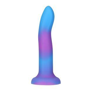 Фалоімітатор, що світиться в темряві, ADDICTION Rave 8&Prime; Glow in the Dark Dildo Blue Purple, 20,3 см SO6851 фото