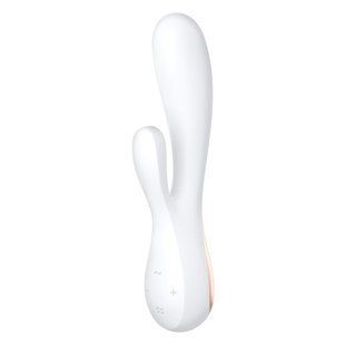 Смарт вибратор-кролик Satisfyer Mono Flex White, 2 мотора, управление через интернет SO3901 фото