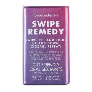 Мятные конфеты Bijoux Indiscrets Swipe Remedy &ndash; clitherapy oral sex mints, без сахара, срок 31.08.23 SO5911 фото