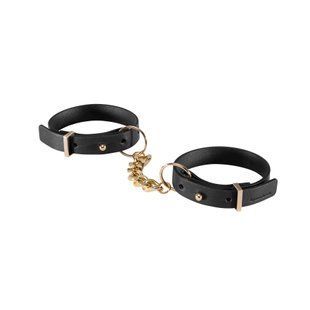 Наручники из экокожи Bijoux Indiscrets Maze &ndash; Thin Handcuffs Black SO5912 фото