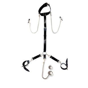 Бондажний набір із металевим анальним гаком №4 Art of Sex Beatrice Bondage set with anal hook №4 SO8509 фото