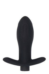 Анальная пробка с вибрацией MAI Attraction Toys №87 Black перезаряжаемая, длина 11см, диаметр 3,5см SO5005 фото