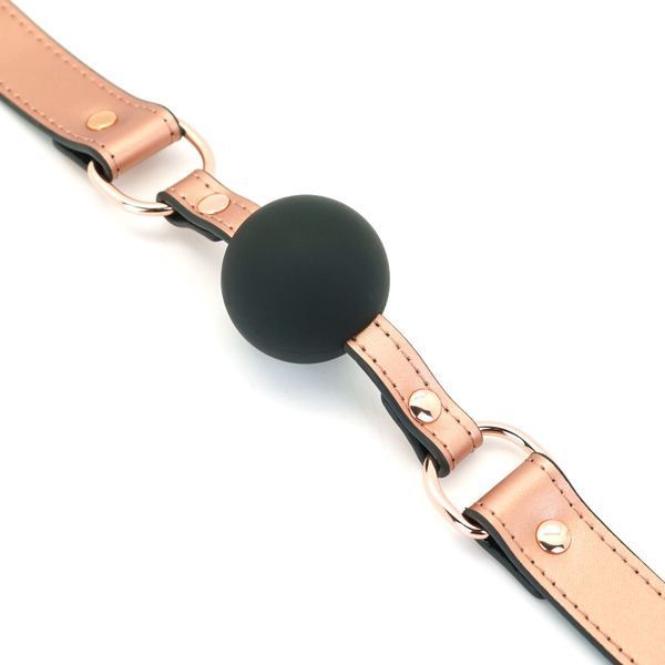 Кляп Liebe Seele Rose Gold Memory Ball Gag SO9493 фото
