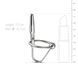 Уретральний стимулятор Sinner Gear Unbendable &ndash; Sperm Stopper Hollow Ring, 2 кільця (2,5 см та 3 см) SO4581 фото 4
