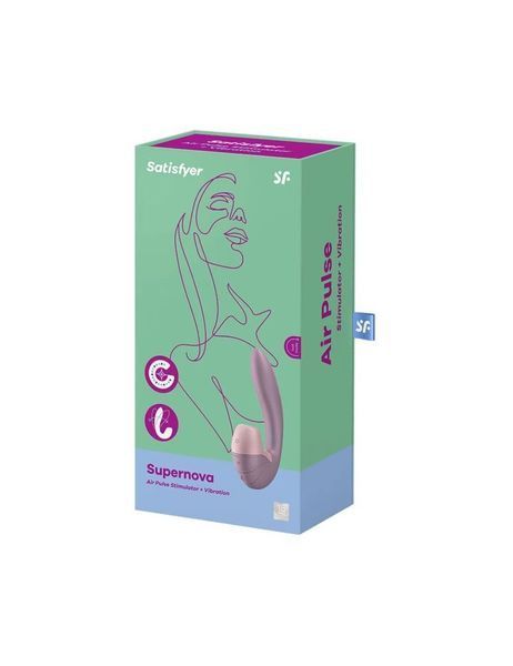 Вакуумний вібратор Satisfyer Supernova Old Rose, 2 положення ствола SO6108 фото