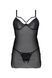 Пеньюар Passion DROSERA CHEMISE black L/XL - ECO Passion SX0473 фото 3