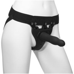 Страпон унісекс Doc Johnson Body Extensions &ndash; Be Aroused, вібрація, пульт керування, порожня насадка SO6060 фото