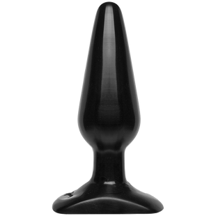 Анальна пробка Doc Johnson Smooth Classic Medium - Black, макс. діаметр 3,8 см SO2780 фото