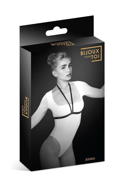 Портупея на грудь Bijoux Pour Toi - JESSICA, эластичный полиэстер SO2231 фото