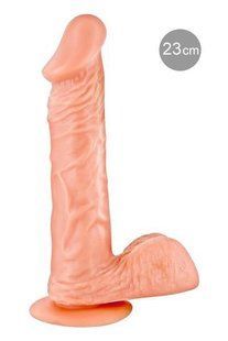 Фалоімітатор Real Body &mdash; Real Bruce Flesh, TPE, діаметр 4,2 см SO1895 фото