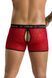 Мужские прозрачные боксеры Passion 046 Short Parker L/XL Red, сетка, под леопард SO7609 фото 2