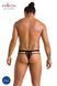 Мужские прозрачные стринги Passion 029 Thong Collin S/M Black, сетка SO7559 фото 6