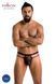 Мужские прозрачные стринги Passion 029 Thong Collin S/M Black, сетка SO7559 фото 5