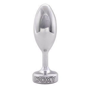 Металлическая анальная пробка DOXY Butt Plug SMOOTH, гладкая, диаметр 3,3 см SO8030 фото