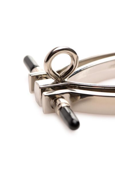 Затискач для статевих губ Master Series: Pussy Tugger Adjustable Vagina Clamp with Chain SO8797 фото