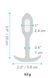 Анальна пробка з вібрацією розміру S B-Vibe Vibrating Snug Plug 1, помаранчева 32398/Plug 1 фото 8